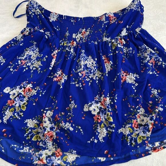 Torrid Blue Ruched Bustier Camisole - Picture 3 of 12